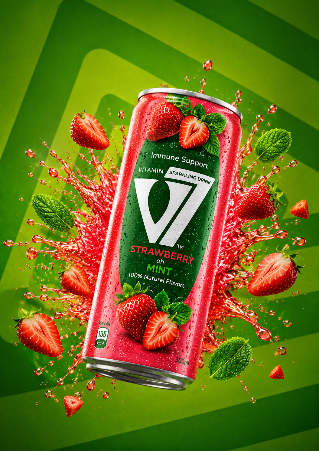 علبة Strawberry Mint