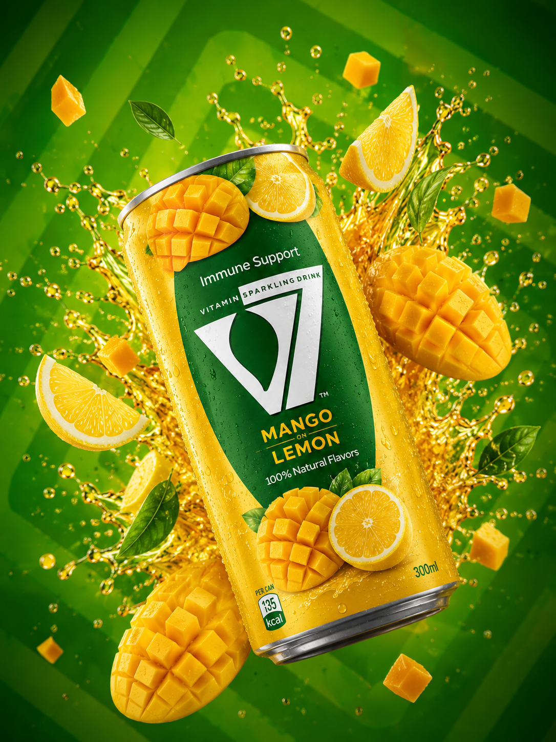 علبة Mango Lemon